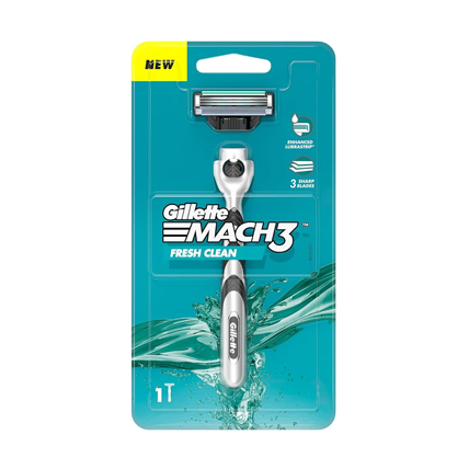 Gillette Shaving Razor Mach 3 With Sharp Blades